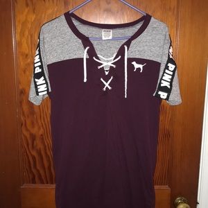 Pink Victoria’s Secret cute t-shirt